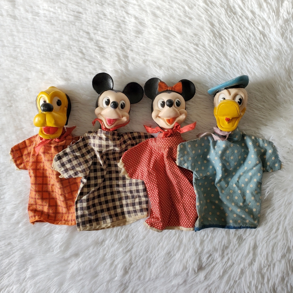 Vintage Gund Walt Disney Hand Puppets